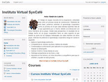 Tablet Screenshot of instituto.syscafe.com.co